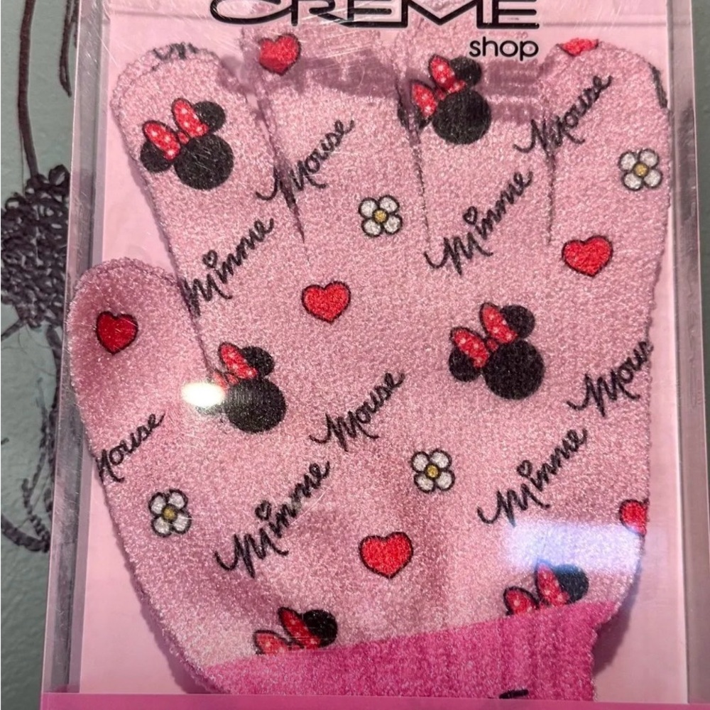 Pink Minnie Mouse Bath Mitt